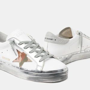 Golden Goose Hi-Star Sneakers Camo Star Sz 34 NWT
